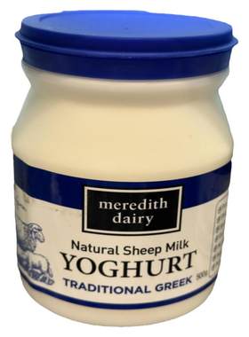 代购国外进口 MEREDITH DAIRY原味传统希腊式羊奶乳酪羊酸奶500克