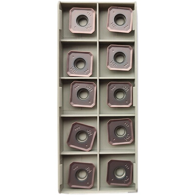 数控四方铣刀片45度面铣刀片SEMT13T3AGSN JM 铣床刀具刀头不锈钢