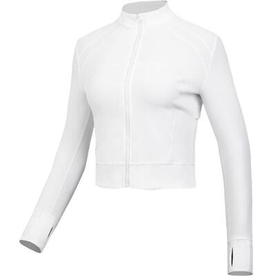 立领短款瑜伽服塑形显瘦不紧绷