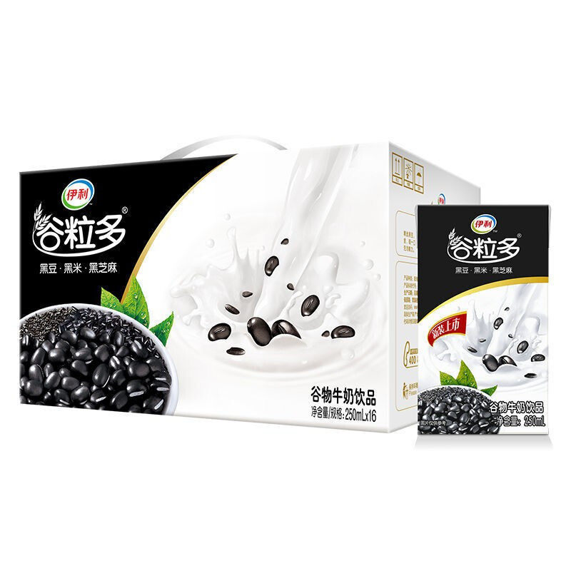 伊利谷粒多红谷黑谷250ml*16盒