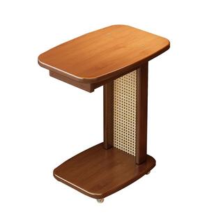 中古风可移动边几客厅沙发旁迷你小茶几置物架小户型新款床头桌子