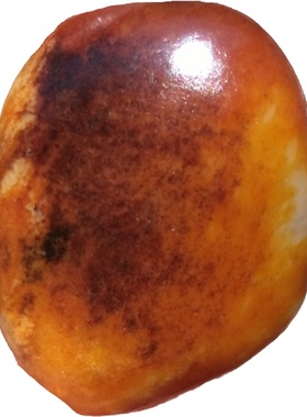 新疆和田玉红皮白玉籽料原石手链