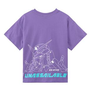 左西童装男童短袖T恤夏装凉感上衣2025新款儿童男孩夏季洋气半袖