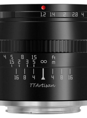 铭匠光学50mm f1.2人像镜头适用尼康Z奥巴m43佳能M索尼E口富士XM5