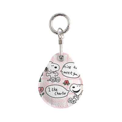 卡通门禁卡套油画长方形水滴钥匙扣迷你感应小区公交电梯保护套