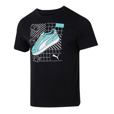 【自营】PUMA彪马短袖男新款GRAPHICS Sneaker Tee印花透气T恤