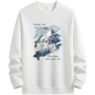 NASA卫衣男士2026新款加绒男生秋冬青少年学生宽松型长袖打底衫