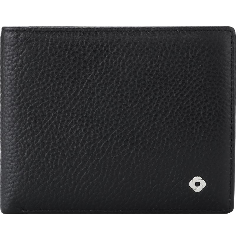 圣诞礼物 Samsonite新秀丽男士短款牛皮钱包多卡位卡包收纳包TK7