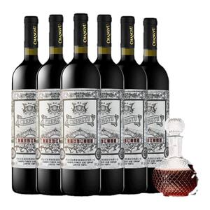 张裕红酒750ml*6支微醺女士晚安