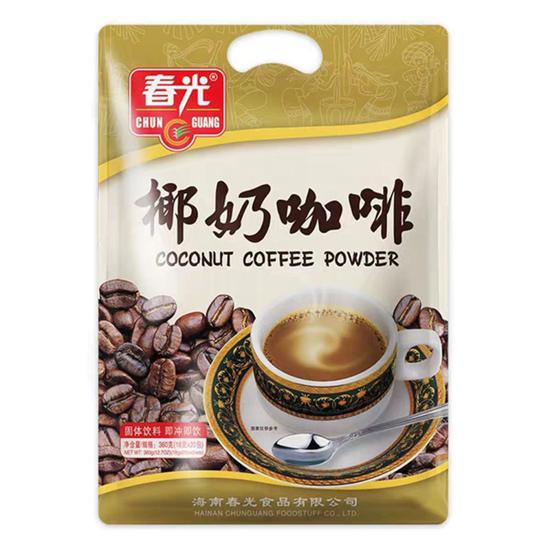 海南特产春光椰奶咖啡三合一
