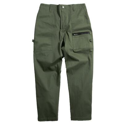 日系多口袋锥形小脚工装直筒军裤