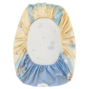 男孩帐篷房床单卡通135cm床笠儿童薄床垫保护定做任意尺寸全棉