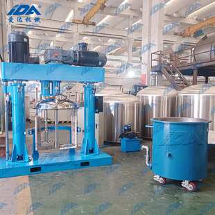 凝胶硅胶结构胶AB胶膏体双轴三轴分散搅拌机 1000L多功能龙门立式