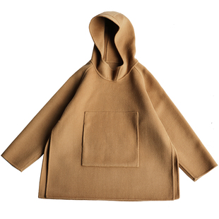 UL双面羊绒外套秋冬季新款女宝宝男童女童小童大童儿童羊毛呢大衣