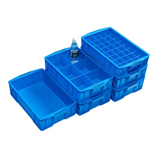 大号分格箱带盖收纳盒工具配件箱五金零件盒六八十格箱螺丝分类盒