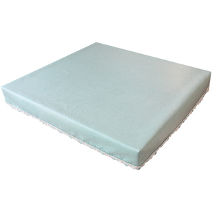 桌布防水防油纯色棉麻高级感茶几罩餐桌烤火桌罩正方形电暖桌罩子