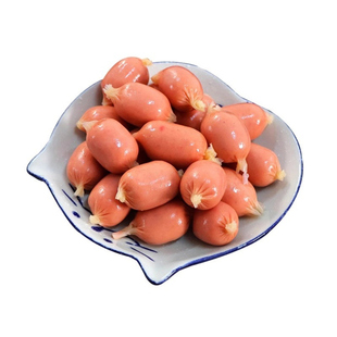 安井脆骨啵啵肠5斤商用一口波波肠烟薰小亲亲肠火锅丸子麻辣烫