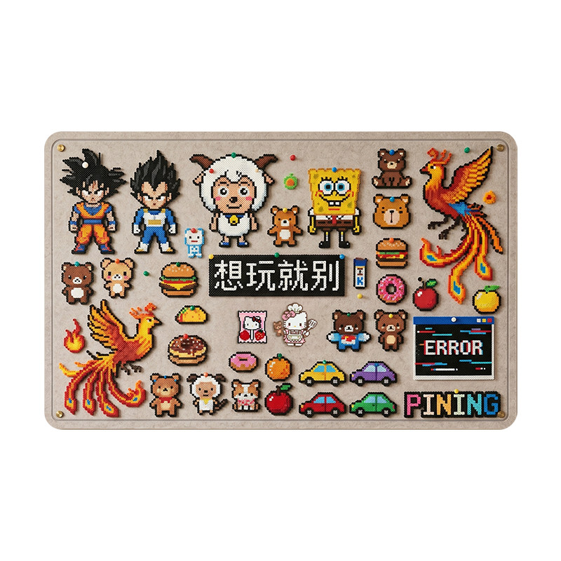 毛毡板照片墙毛毡展示板