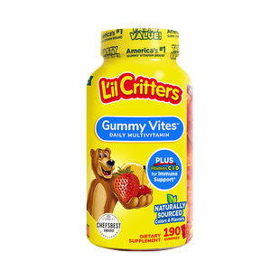 儿童复合维生素丽贵小熊软糖多种维生素c叶黄素免疫力旗舰店正品