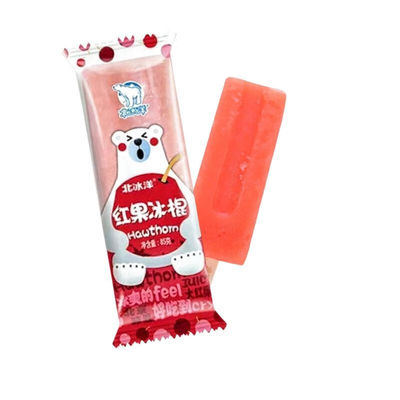 北冰洋桔子冰雪糕红果冰冰棍冰淇淋橘子口味雪糕传统冷饮袋装85g