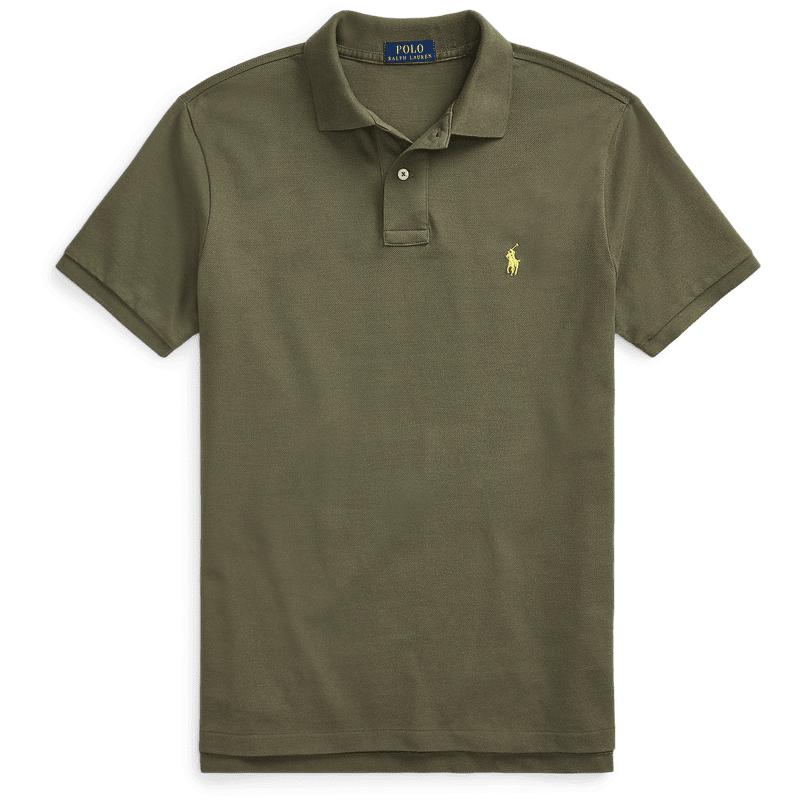 【礼物】Ralph Lauren/拉夫劳伦男装 24春定制修身版棉质Polo衫