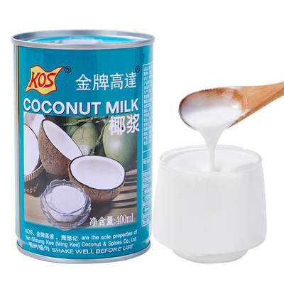 KOS金牌高达椰浆奶茶店烘焙商用整箱生椰子汁甜品西米露浓缩椰奶