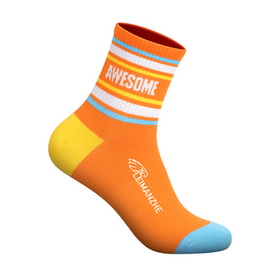 雷曼哲纯棉袜子男中筒袜女长袜秋季抗菌防臭吸汗运动袜短袜青少年