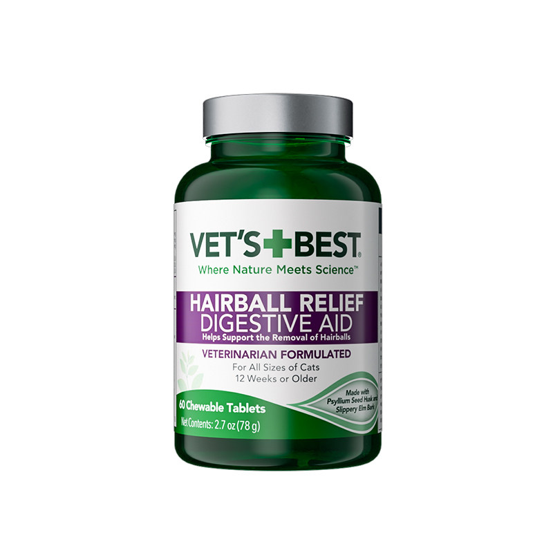 VetsBest绿十字猫草片调理肠胃