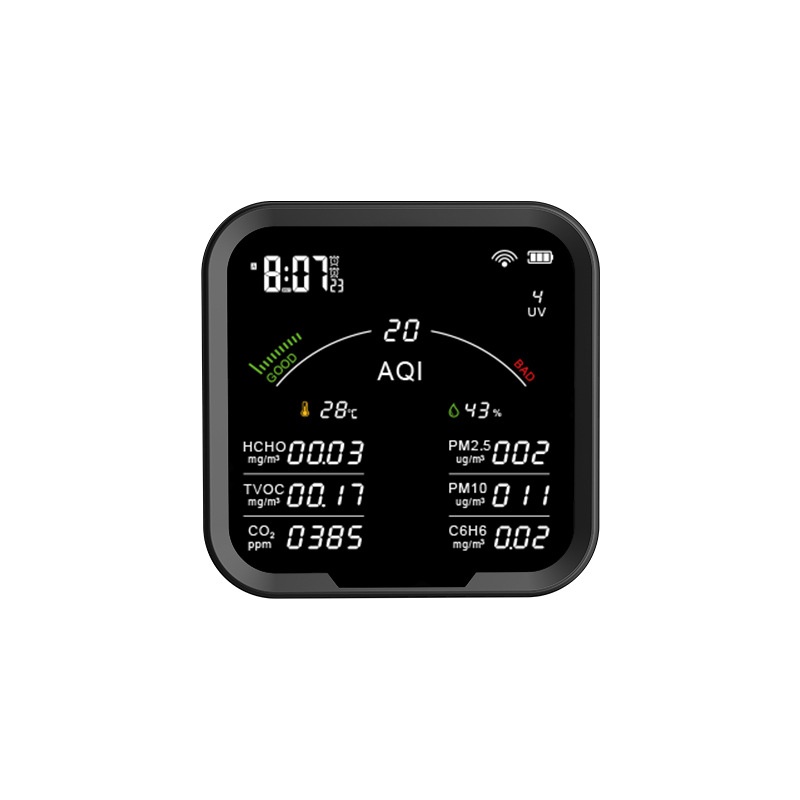 测小菲亚马逊综合空气质量CO2检测仪家用温湿度甲烷甲醛PM2.5PM10