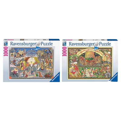 Ravensburger睿思拼图1000片温莎夫人罗密欧与朱丽叶高颜值高难度