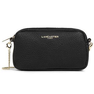 Lancaster兰卡斯特 Studio Mimi系列 纹理公牛皮链条斜挎单肩包