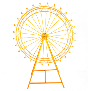 大型铁艺摩天轮模型家居摆件落地式户外摆设婚庆道具婚礼布置定制