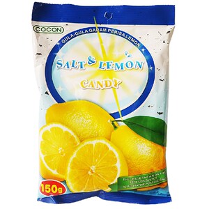 马来西亚进口可康咸柠檬糖150g