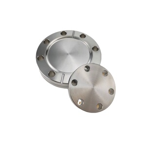 CF真空盲板304不锈钢固定刀口25螺栓35螺孔松套卡箍快装法兰非标0