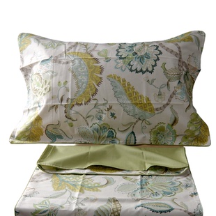 60支贡缎长绒棉枕套一对装全棉单人枕袋纯棉枕芯套枕头套