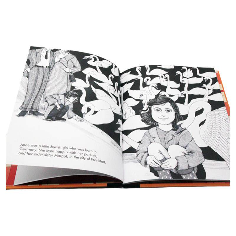 进口原版正版 Little People Big Dream 小人物 大梦想系列 Anne Frank 安妮弗兰克 儿童英文精装图画故事书