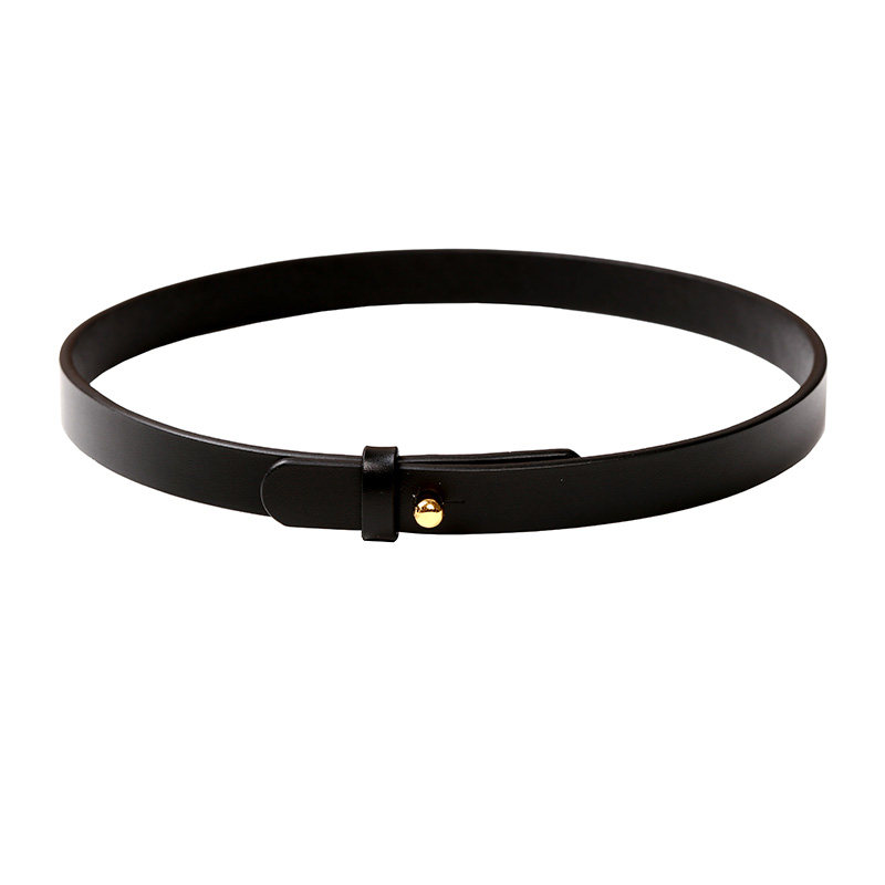 手工制作牛皮女项圈锁骨链choker