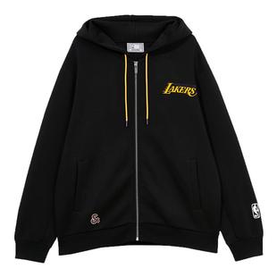 杰克琼斯秋季新款NBA联名湖人队时尚舒适宽松卫衣长袖男款男装