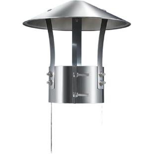 不锈钢烟囱防雨帽烟囱帽管罩防水农村楼顶锅炉柴火炉排风排气排烟