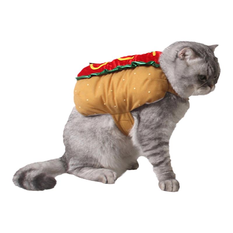 宠物猫狗衣服热狗造型变身装