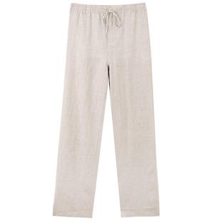 mind bridge【亚麻】2025夏季休闲裤新款直筒长裤男宽松裤子男裤