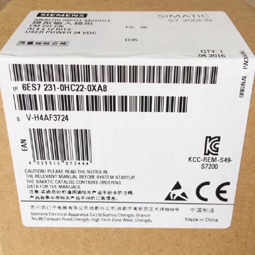 议价6ES7231-0HC22-0XA8 西门子PLC模块EM231 CN 6ES7 2310HC220X