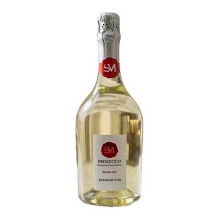 意大利原瓶进口SM圣马丁普罗塞克起泡葡萄酒750ml柑橘果香起泡