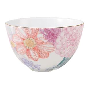 奥唯满庭芳景德镇陶瓷饭碗高颜值家用甜品点心泡面碗燕窝汤碗餐具