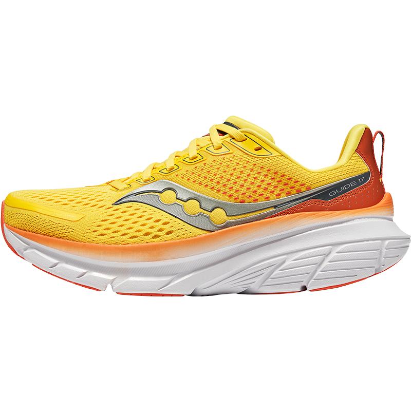 Saucony索康尼GUIDE向导17稳定支撑情侣男子舒适缓震跑步鞋运动鞋