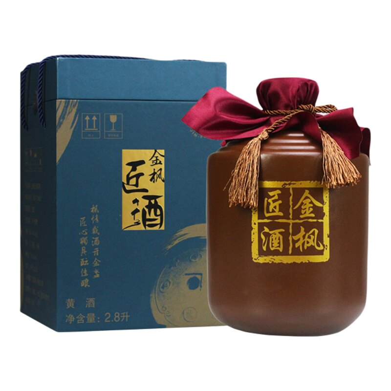 金枫黄酒半干型2.8升坛装