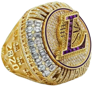 2020年洛杉矶湖人队詹姆斯总冠军翻盖戒指纪念科比定制男指环