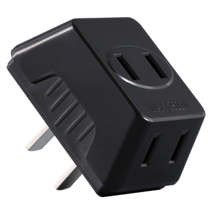 迷你插座转向头转换器一转三多孔电源插头二孔多功能插线板面板