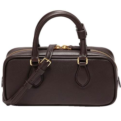 【圣诞礼物】百丽包包女25冬商场同款绵绵吐司波士顿包X7471AX6