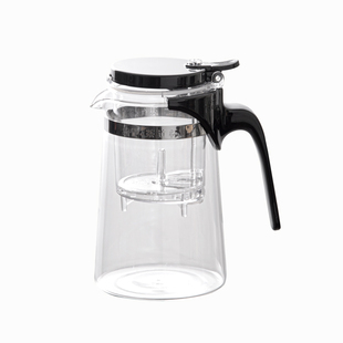 一键过滤玻璃高鹏硅泡茶壶 防爆办公室家用花茶壶 带过滤网养生壶